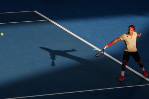 Roger Federer, Brisbane International, 2014. GETTY IMAGES