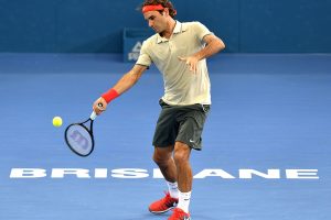 Roger Federer, Brisbane International, 2014. GETTY IMAGES