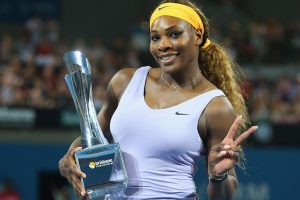 Serena Williams, Brisbane International, 2014. GETTY IMAGES