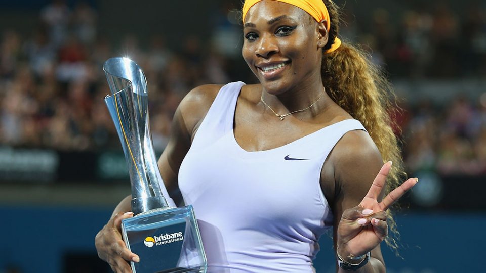 Serena Williams, Brisbane International, 2014. GETTY IMAGES