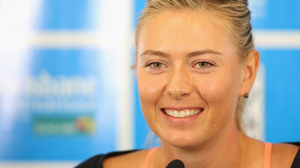 Maria Sharapova, Brisbane International, 2014. GETTY IMAGES