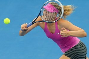 Maria Sharapova, Brisbane International, 2014. GETTY IMAGES