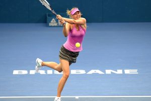 Maria Sharapova, Brisbane International, 2014. GETTY IMAGES