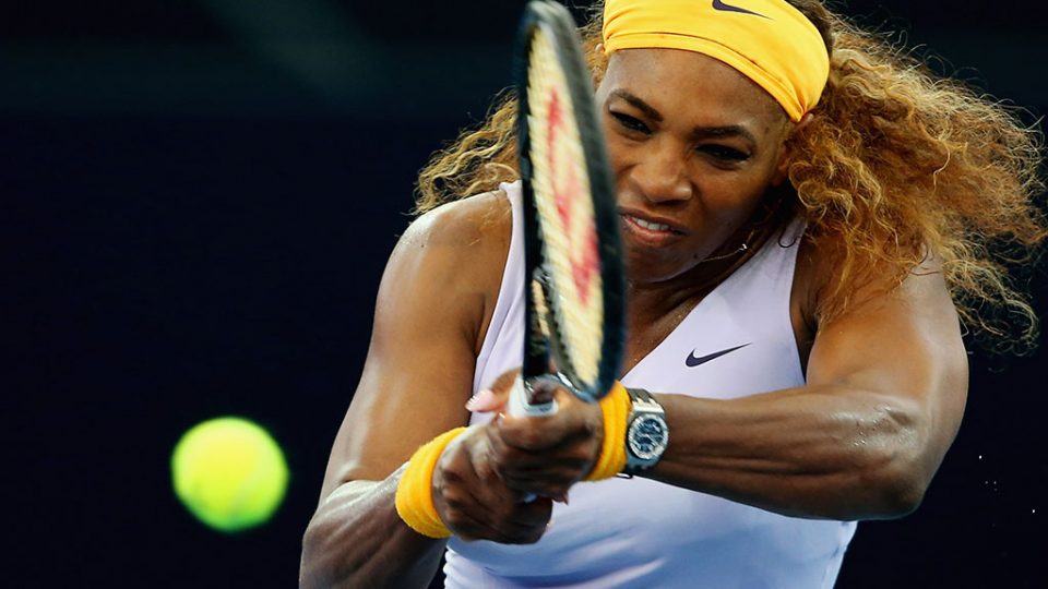 Serena Williams, Brisbane International, 2014. GETTY IMAGES