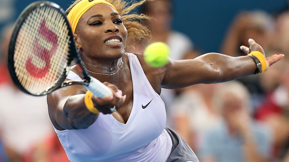 Serena Williams, Brisbane International, 2014. MATT ROBERTS