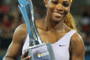 Serena Williams, Brisbane International, 2014. GETTY IMAGES