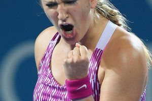 Victoria Azarenka, Brisbane International, 2014. GETTY IMAGES