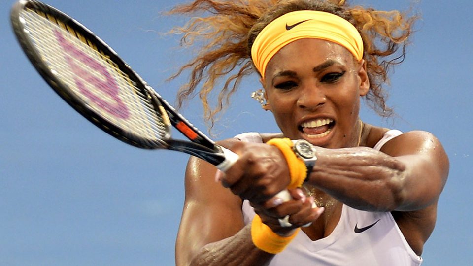 Serena Williams, Brisbane International, 2014. GETTY IMAGES