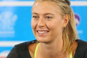 BRISBANE, AUSTRALIA - JANUARY 03:  Maria Sharapova speaks to media ahead of the 2015 Brisbane International at Queensland Tennis Centre on January 3, 2015 in Brisbane, Australia.  (Photo by Chris Hyde/Getty Images)