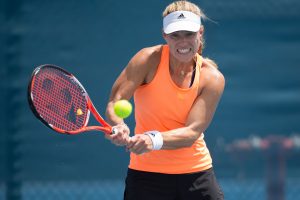 Angelique Kerber (GER)

Tennis - Brisbane International 2015 - ATP 250 - WTA -  Queensland Tennis Centre - Brisbane - Queensland - Australia  - 2 January 2015. © Tennis Photo Network