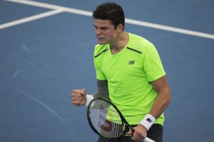 Milos Raonic (CAN)

Tennis - Brisbane International 2015 - ATP 250 - WTA -  Queensland Tennis Centre - Brisbane - Queensland - Australia  - 9 January 2015. 
© Tennis Photo Network