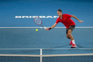 Roger Federer (SUI)

Tennis - Brisbane International 2015 - ATP 250 - WTA -  Queensland Tennis Centre - Brisbane - Queensland - Australia  - 8 January 2015. © Tennis Photo Network
