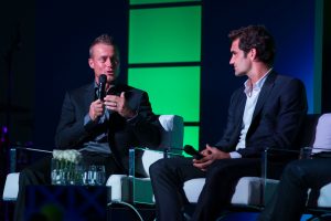 Lleyton Hewitt (AUS), Roger Federer (SUI) and Todd Woodbridge

Tennis - Summer Night Wtih The Stars - Brisbane International 2015 - ATP 250 - WTA -  Brisbane City Hall - Brisbane - Queensland - Australia  - 4 January 2015. © Tennis Photo Network