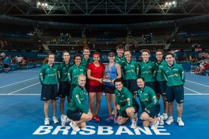 MARTINA HINGIS (SUI), SANIA MIRZA (IND)TENNIS - ATP 250 - Brisbane International - Queensland Tennis Centre - Brisbane - Queensland - Australia - 2016