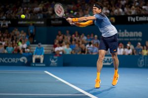 MILOS RAONIC (CAN)TENNIS - ATP 250 / WTA - Brisbane International - Queensland Tennis Centre - Brisbane - Queensland - Australia - 2016
