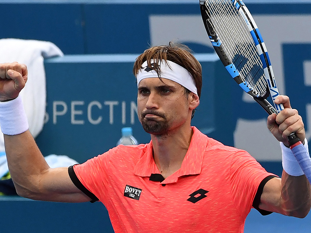 David Ferrer celebrates after defeating Bernard Tomic - PHOTO: Getty Images