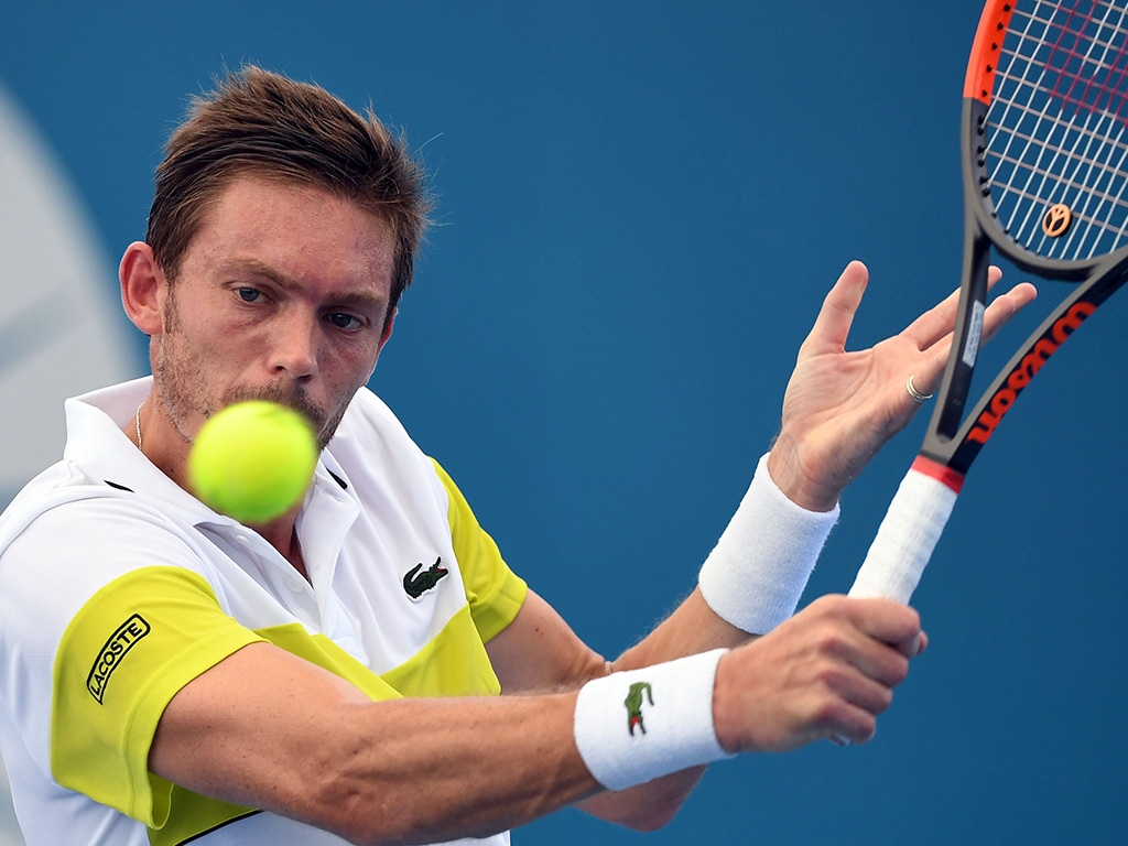 Nicolas Mahout hits a slice en route to victory at the Brisbane International - PHOTO: Getty Images