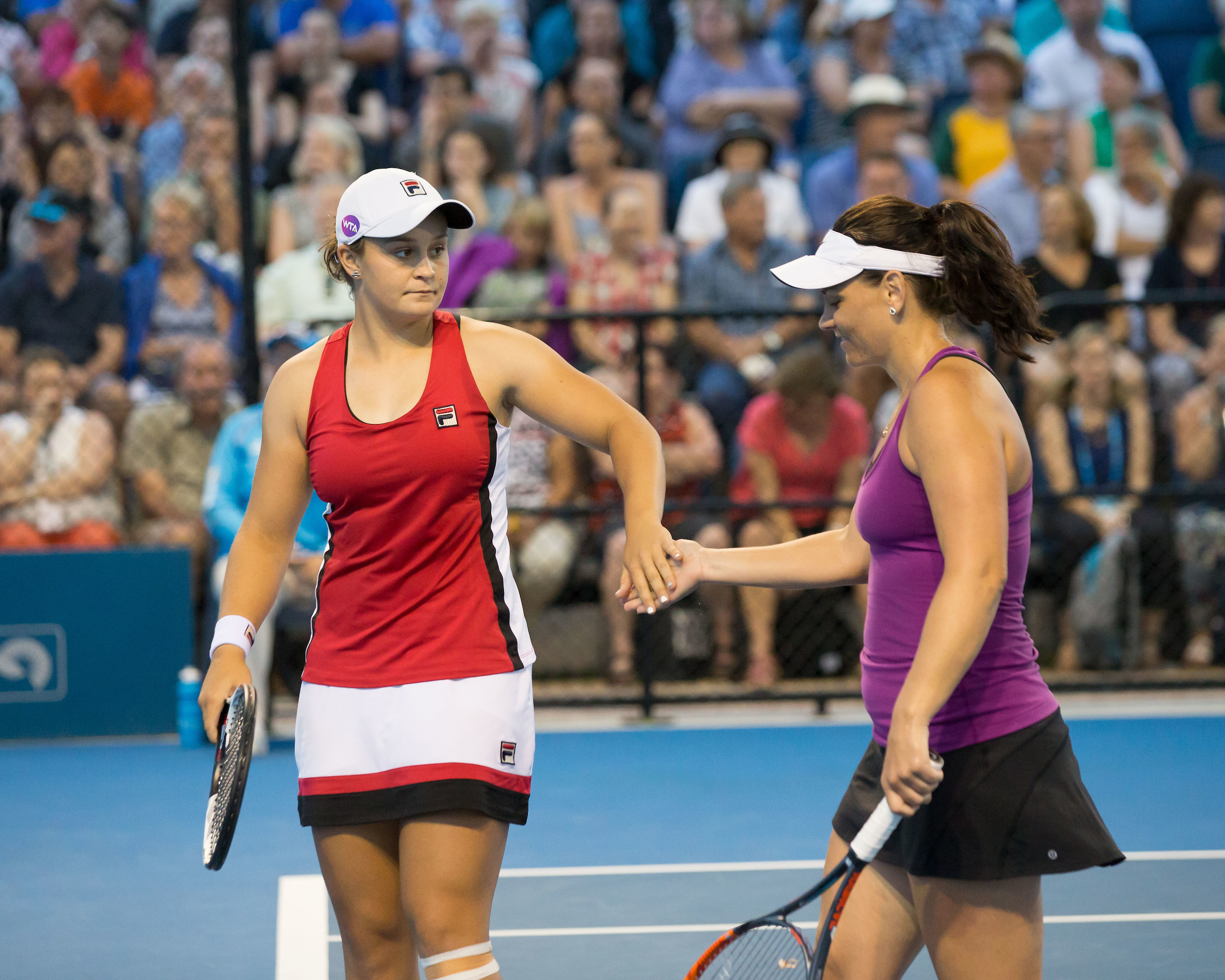 BRISBANE INTERNATIONAL, PAT RAFTER ARENA, BRISBANE TENNIS CENTRE, BRISBANE, QUEENSLAND, AUSTRALIA, ATP, WTA, Hard Court, Outside, Men's tennis, Women's tennis, Men's singles, women's singles, men's doubles, women's doubles.© TENNIS PHOTO NETWORK