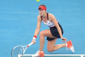 Alize Cornet during her victory over Dominika Cibulkova at the Brisbane International - PHOTO: Getty Images