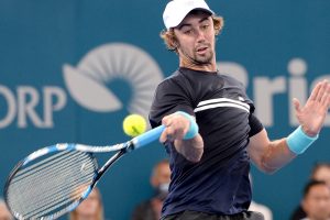 Jordan Thompson in his loss to Kei Nishikori at the Brisbane International - PHOTO: Getty Images