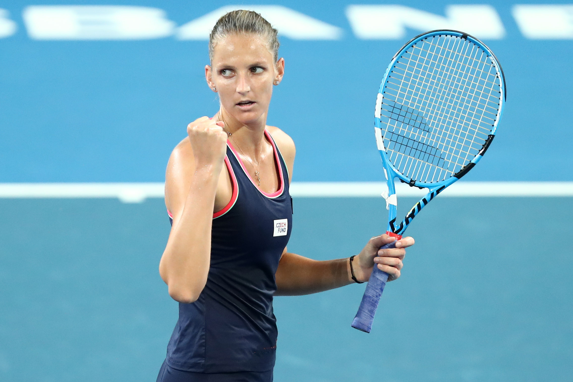 Karolina Pliskova has further enhanced her Brisbane International record an...